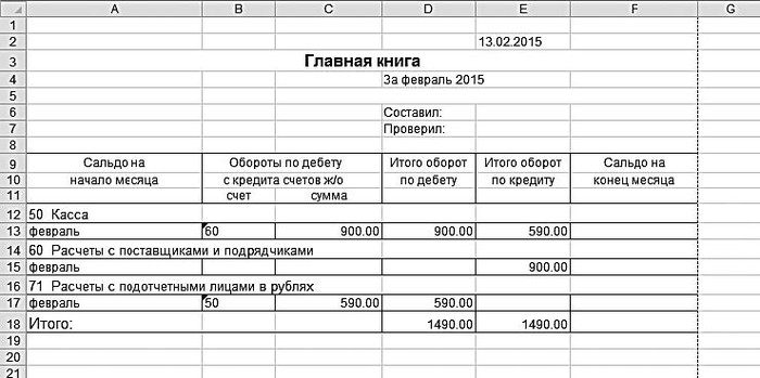 Купить Главную Книгу Бухгалтера