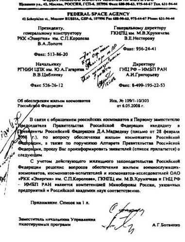 Повседневная жизнь российских космонавтов