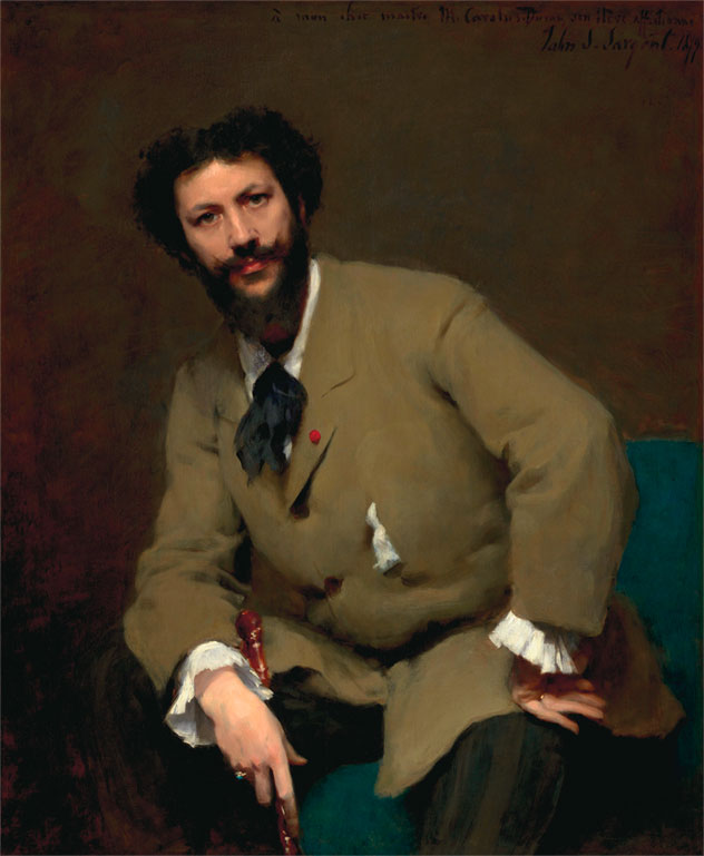 Портрет мужчины в красном