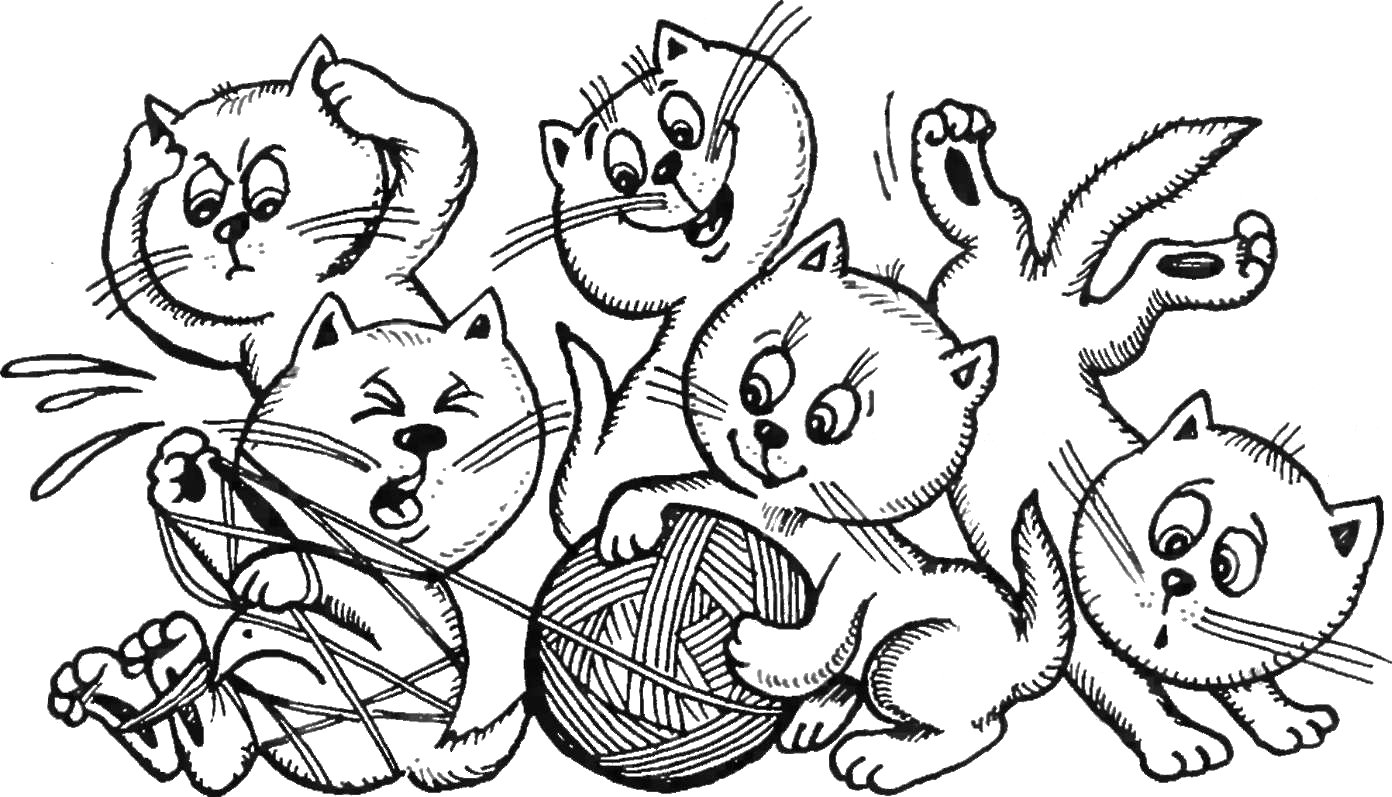 Рисунки кошек детей 5 лет, кошки