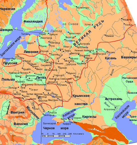 Россия в средние века